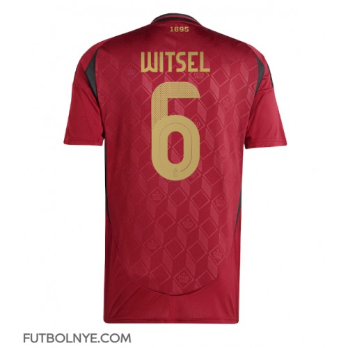 Camiseta Bélgica Axel Witsel #6 Primera Equipación Eurocopa 2024 manga corta